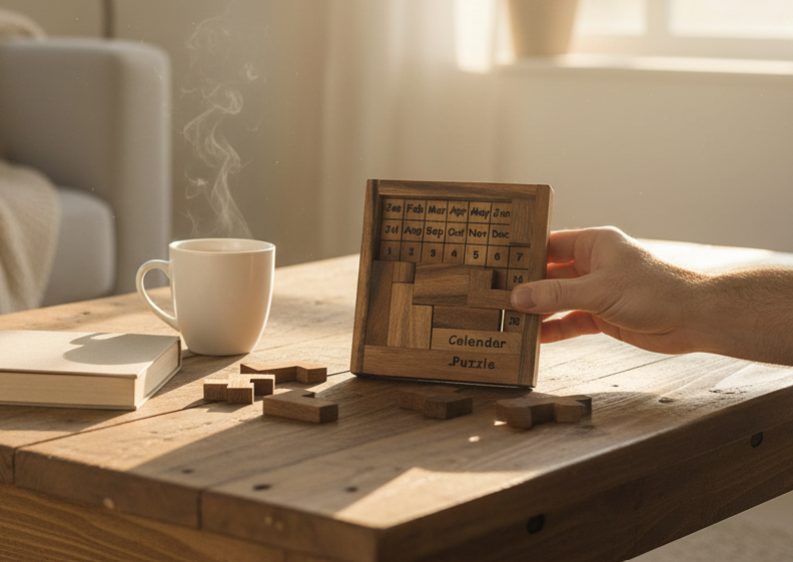 Calendar Puzzle - a Puzzle for Every Day of the Year