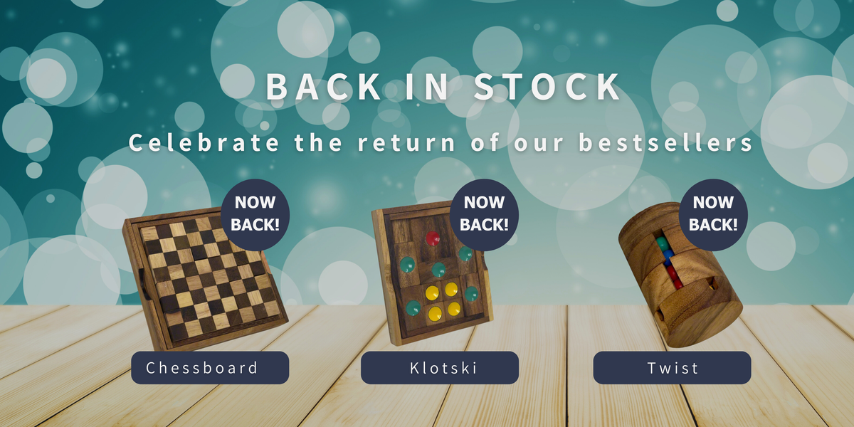 Kloob Wooden Puzzles | Premium Handcrafted Brain Teasers & Logic Games